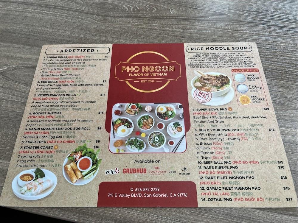 Pho Ngoon Starter Combo